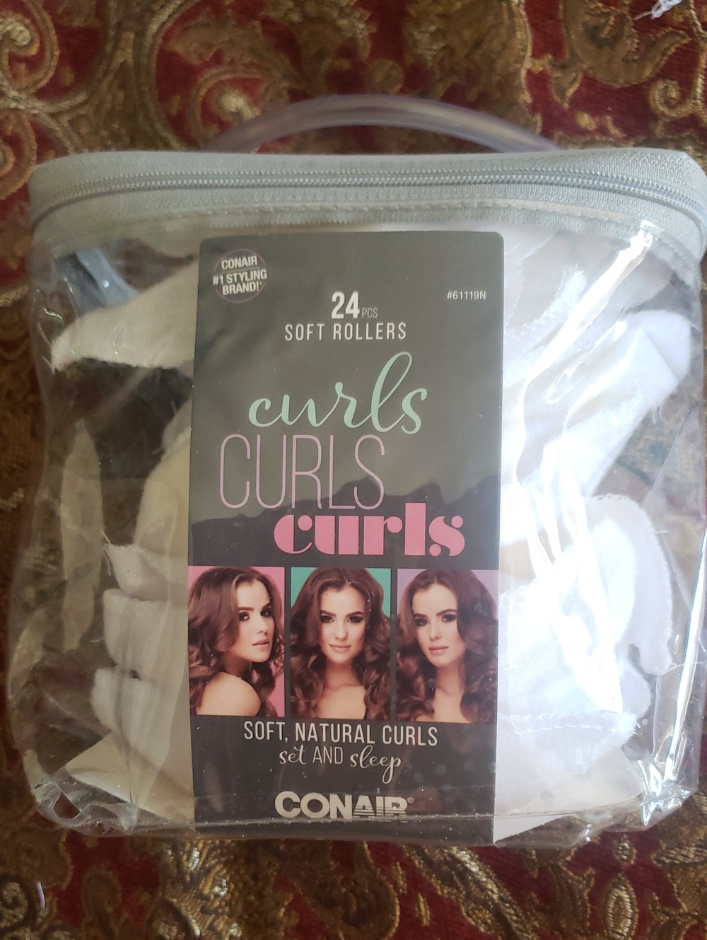 CONAIR SOFT FABRIC ROLLES SET 20 COUNT• NEVER USED